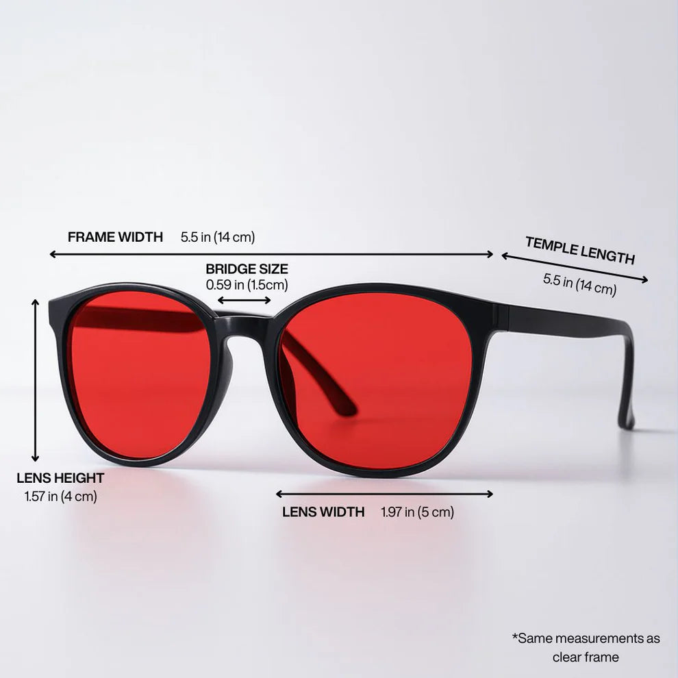 Blake - Unisex Red Lens Blue Light Glasses