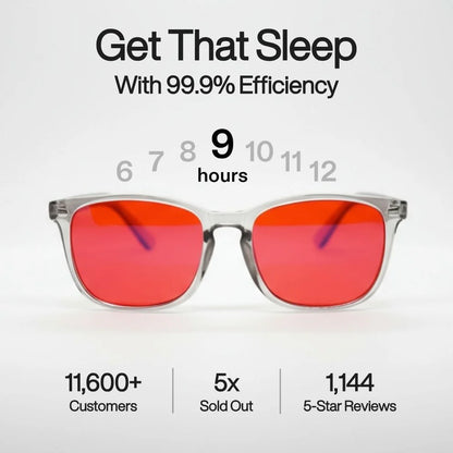 Blake - Unisex Red Lens Blue Light Glasses
